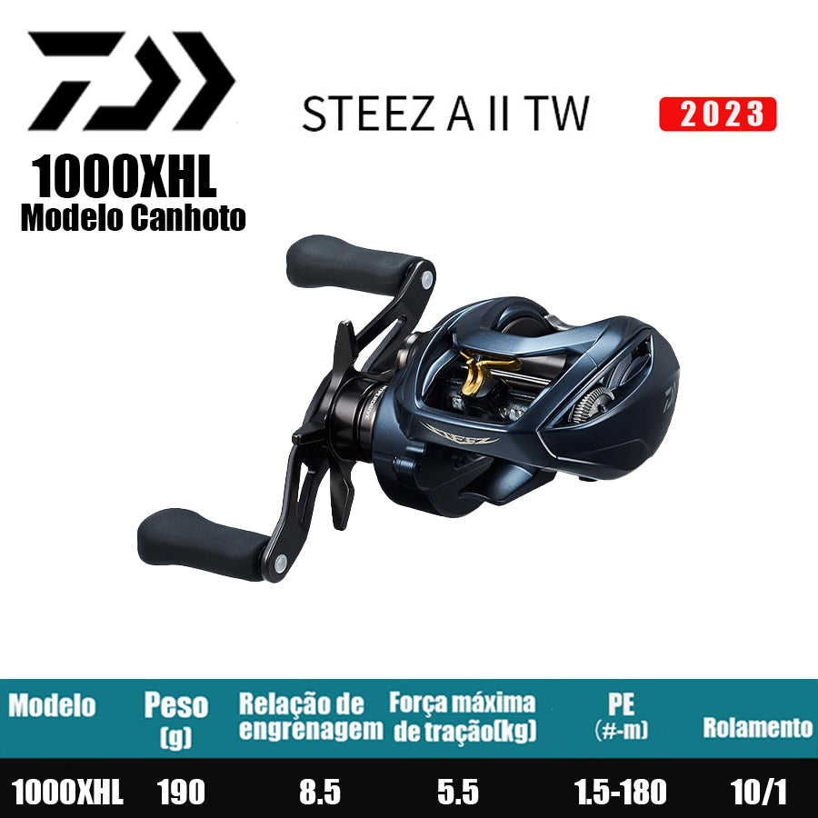 DAIWA 2023 STEEZ AII TW 1000XHL Modelo Canhoto