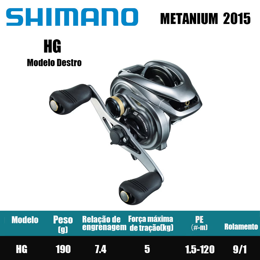 SHIMANO 2015 METANIUM DC 100HG Modelo Destro