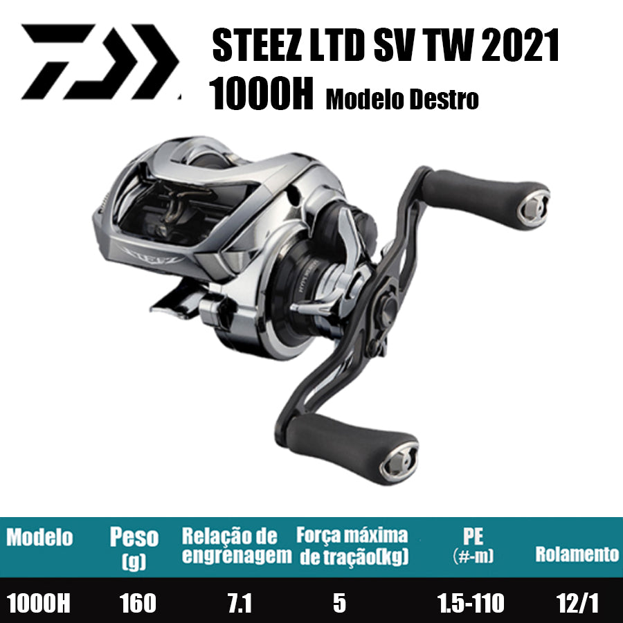 DAIWA 2021 STEEZ LTD SV TW1000H Modelo Destro