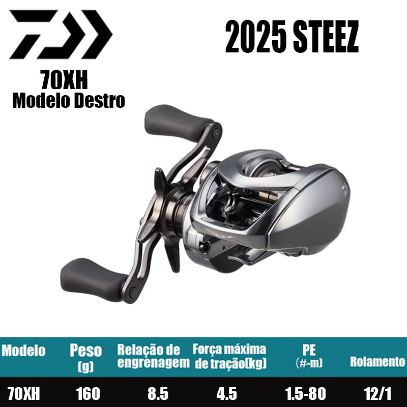 DAIWA 2025 STEEZ LIMITED CT SV TW 70XH Modelo Destro