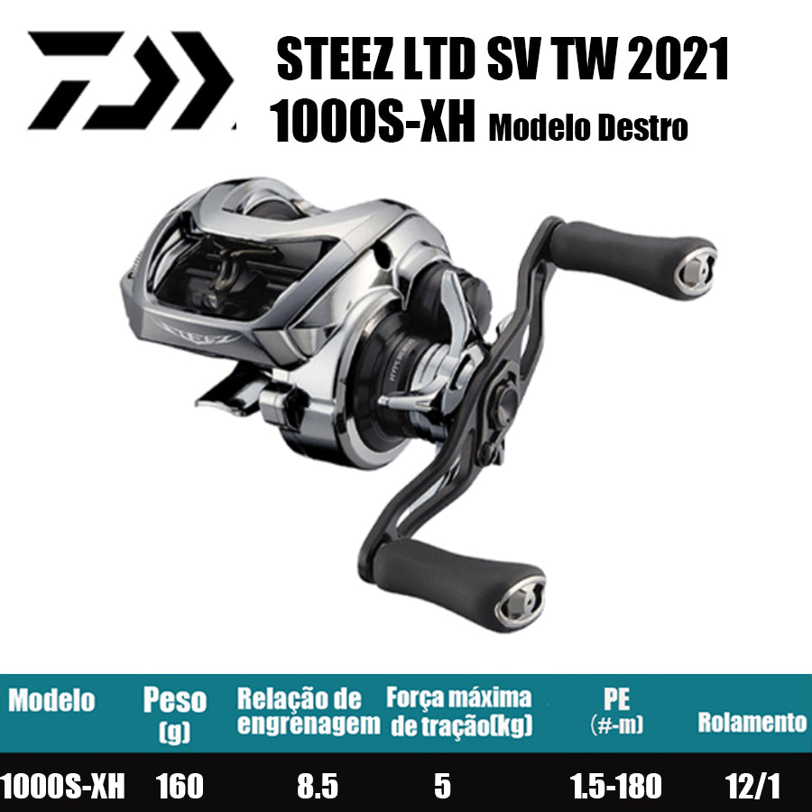 DAIWA 2021 STEEZ LTD SV TW1000S-XH Modelo Destro