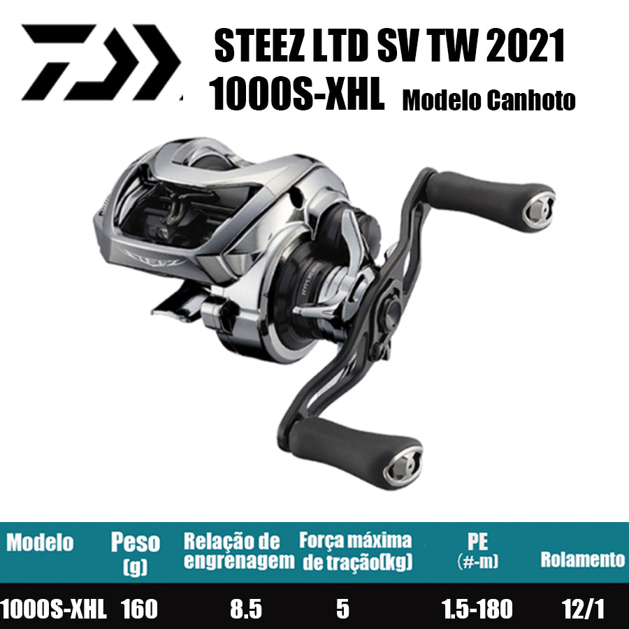 DAIWA 2021 STEEZ LTD SV TW1000S-XHL Modelo Canhoto