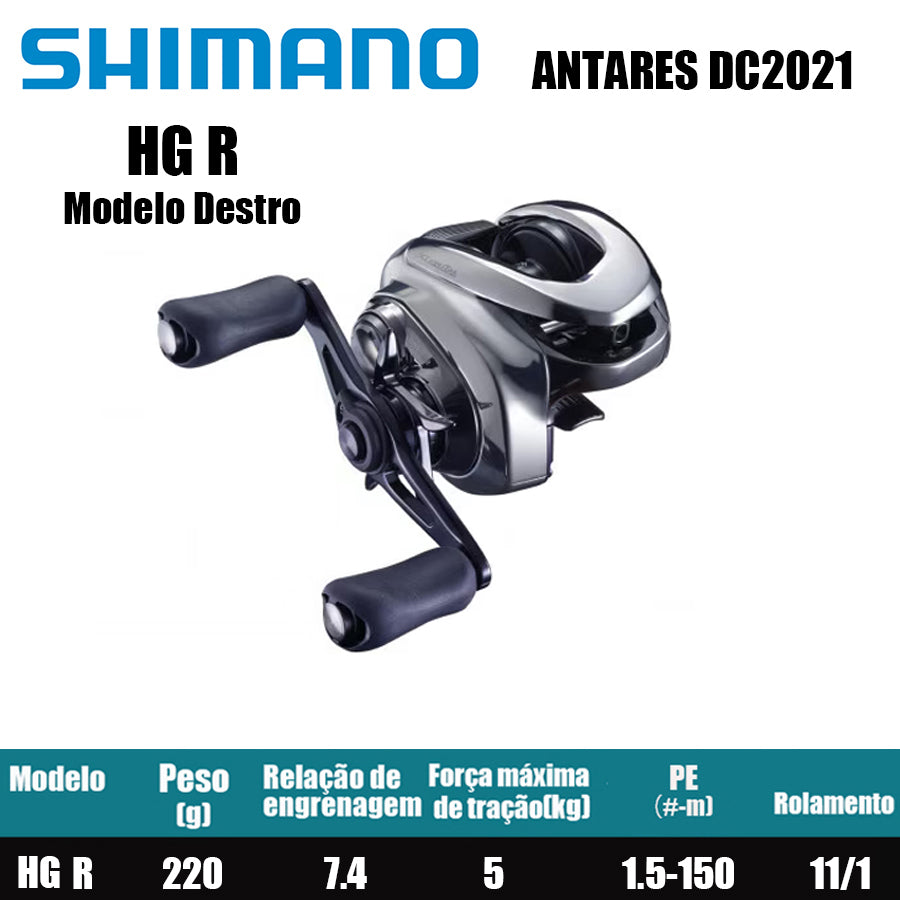 SHIMANO 2021 ANTRES DC HG Modelo Destro
