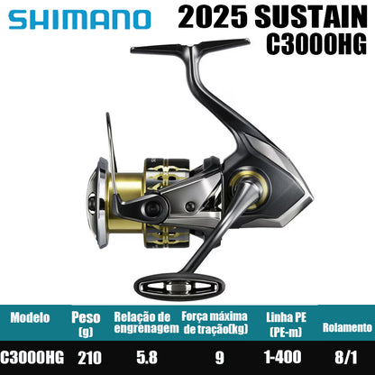 SHIMANO 2025 SUSTAIN C3000HG