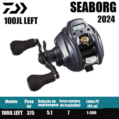 DAIWA SEABORG 100 200 300 400 500 600 Electric Reel Salt Water Fishing Reel fishing parts Origin: Japan Deep sea boat fishing  Electric winch wheel