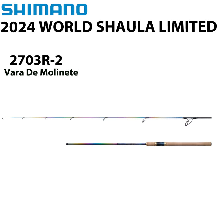 SHIMANO 2024 WORLD SHAULA LIMITED 2703R-2 Vara De Molinete