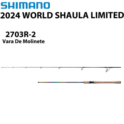 SHIMANO 2024 WORLD SHAULA LIMITED 2703R-2 Vara De Molinete