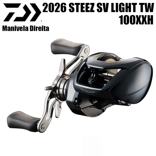 DAIWA 2026 STEEZ SV LIGHT TW 100XXH Modelo Destro