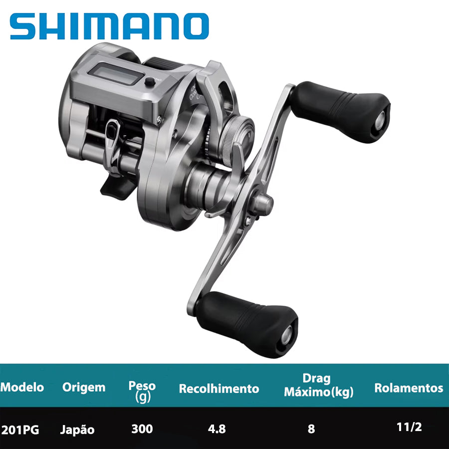 SHIMANO 2025 OCEA CONQUEST CT 201PG Carretilha Esquerda