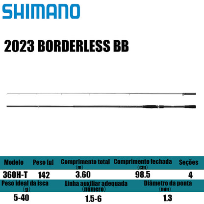SHIMANO 2023 BORDERLESS BB 360H-T para molinetes de pesca