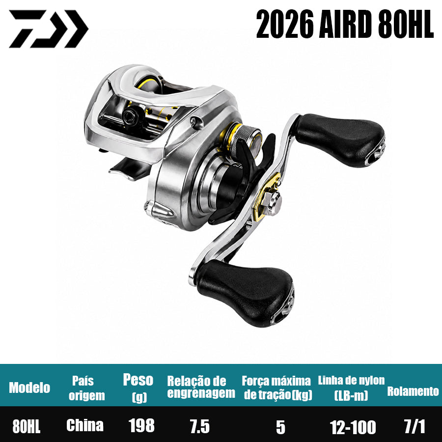 DAIWA 2026 AIRD 80HL Modelo Canhoto