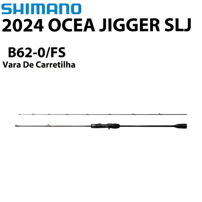 SHIMANO 2024 OCEA JIGGER SLJ B62-0/FS Vara De Carretilha