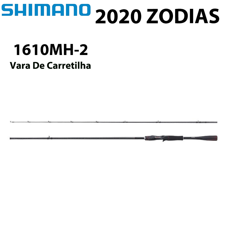SHIMANO 2020 ZODIAS 1610MH-2 Vara De Carretilha