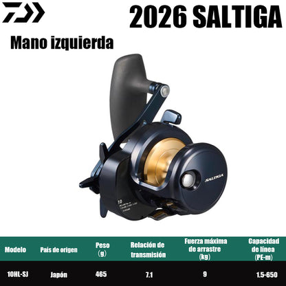DAIWA  2026 SALTIGA 10HL-SJ Mano izquierda
