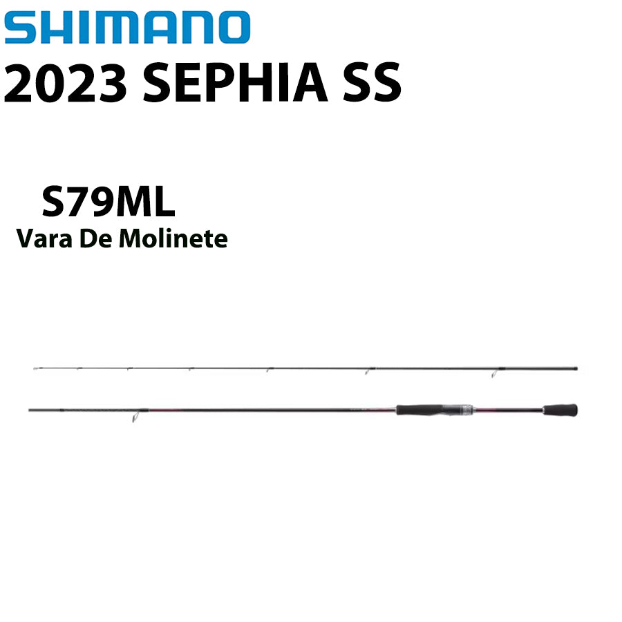 SHIMANO 2023 SEPHIA SS S79ML Vara De Molinete