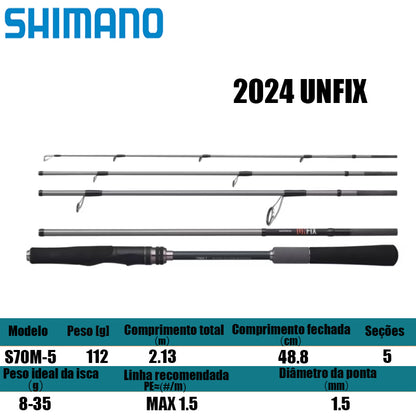SHIMANO 2024 UNFIX S70M-5 para molinetes de pesca