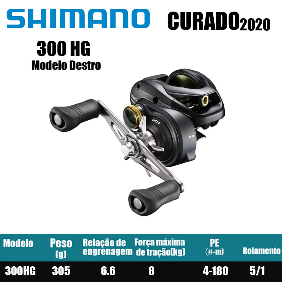 SHIMANO 2020 Curado 300HG Modelo Destro