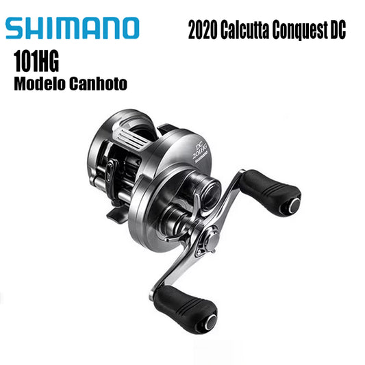 SHIMANO 2020 Calcutta Conquest DC 101HG Modelo Canhoto