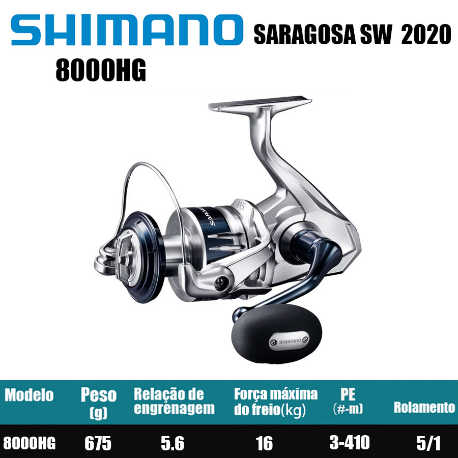 SHIMANO 2020 SARAGOSA SW 8000HG