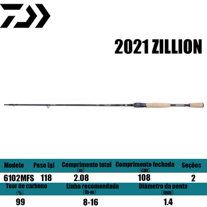 DAIWA 2021 ZILLION 6102MFS para molinetes de pesca