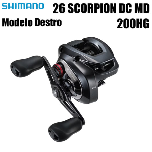 SHIMANO 2026 SCORPION DC MD 200HG Modelo Destro
