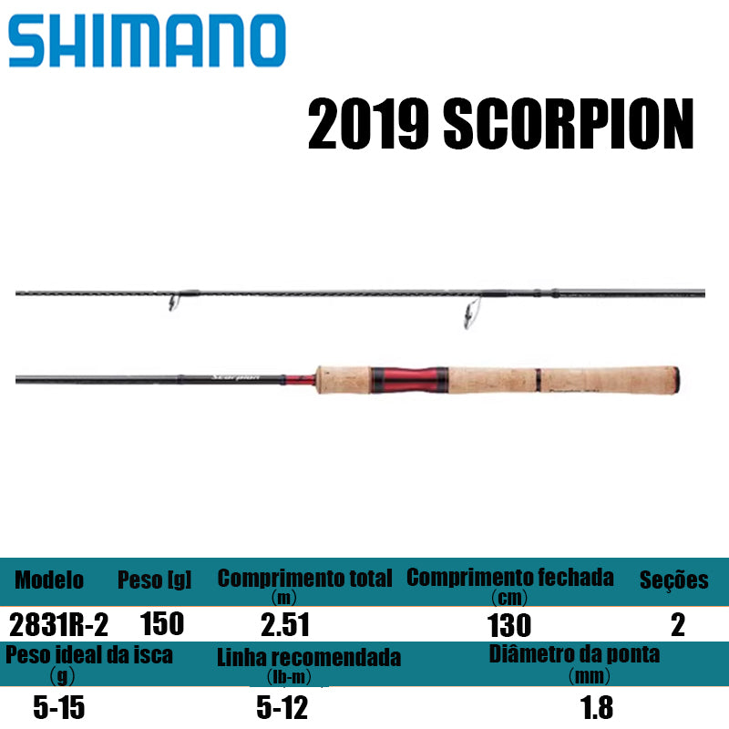 SHIMANO 2019 SCORPION 2831R-2 para molinetes de pesca