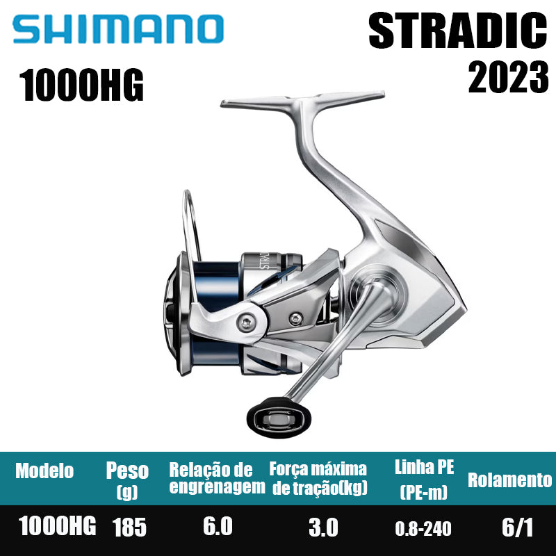 SHIMANO 2023 STRADIC  carretel de pesca bobina giratória de água doce peças de pesca de água salgada Origem: Japão