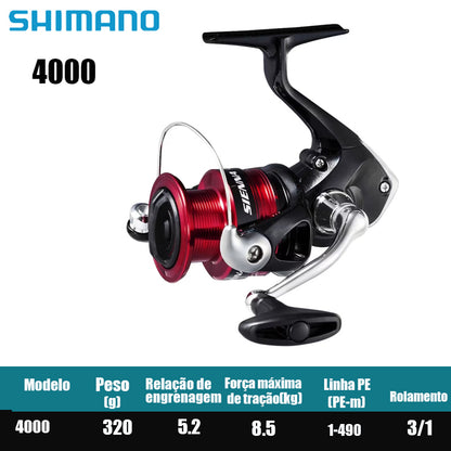 SHIMANO 2019 SIENNA fishing reel spinning reel fresh water salt water fishing parts Origem: Malásia  ﻿
