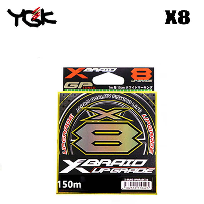 YGK X8-BRAID Upgrade  Linha De Pesca PE 150M 200M Verde (2 Carretéis)