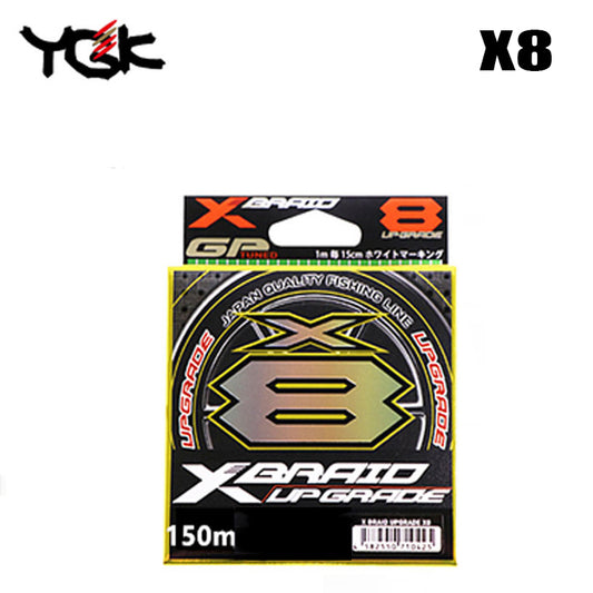 YGK X8-BRAID Upgrade  Linha De Pesca PE 150M 200M Verde (2 Carretéis)
