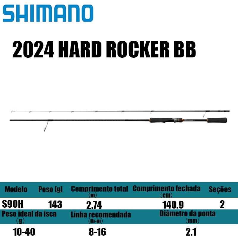 SHIMANO 2024 HARD ROCKER BB S90H para molinetes de pesca