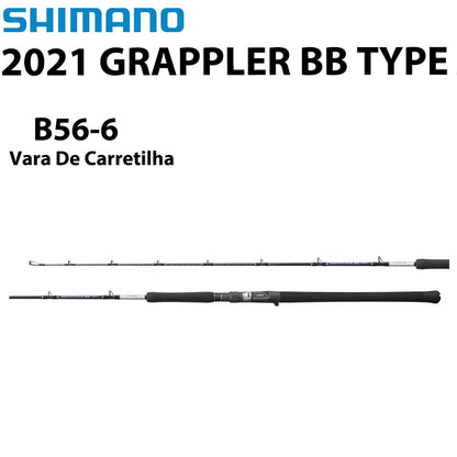 SHIMANO 2021 GRAPPLER BB TYPE J B56-6 Vara De Carretilha
