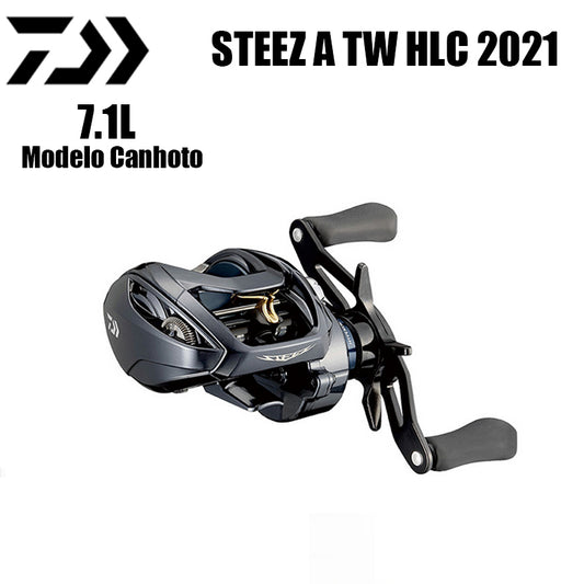 DAIWA 2021 STEEZ A TW HLC 7.1 Modelo Canhoto