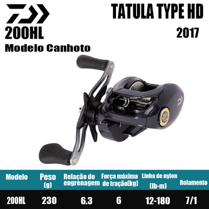2017 DAIWA TATULA TYPE HD 200HL Modelo Canhoto