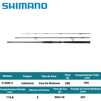 SHIMANO 2025 COLTSNIPER XTUNE S100M-3 Vara De Molinete