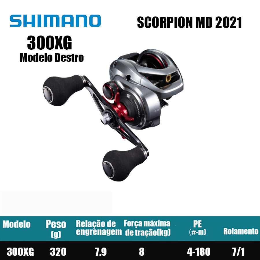 SHIMANO 2021 SCORPION MD 300XG Modelo Destro