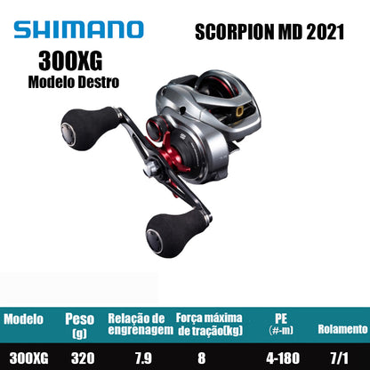 SHIMANO 2021 SCORPION MD 300XG Modelo Destro