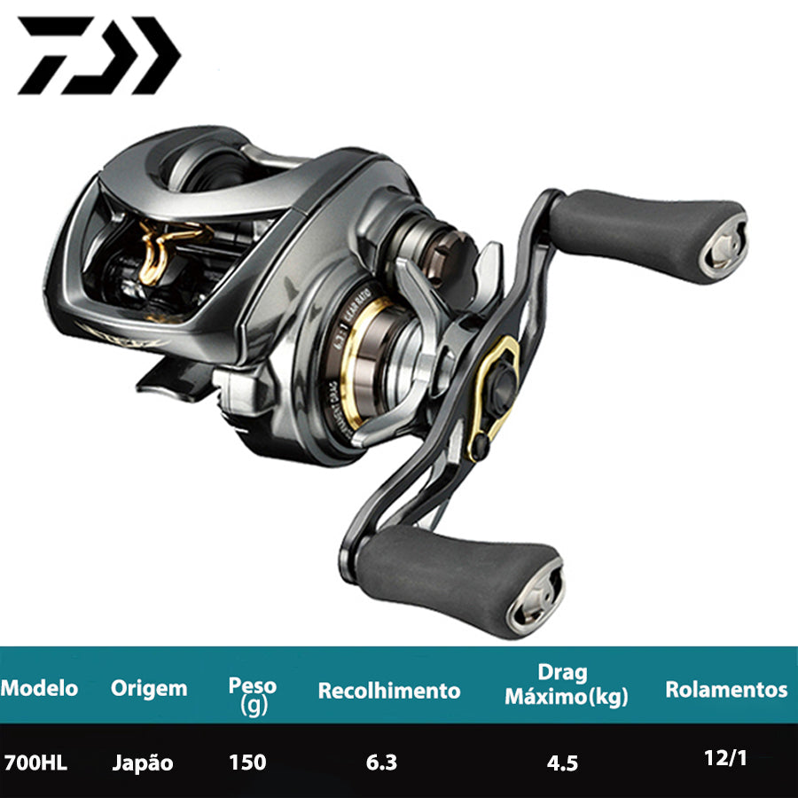 DAIWA 2019 STEEZ CT SV TW 700HL Carretilha Esquerda