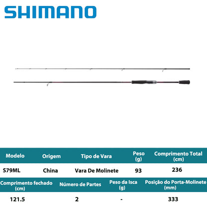 SHIMANO 2023 SEPHIA SS S79ML Vara De Molinete