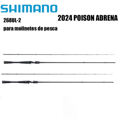 SHIMANO 2024 POISON ADRENA 268UL-2 para molinetes de pesca