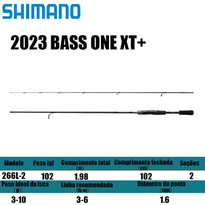 SHIMANO 2023 BASS ONE XT+ 266L-2 para molinetes de pesca