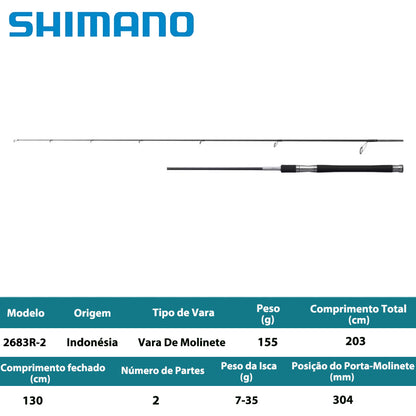 SHIMANO 2025 LESATH 2683R-2 Vara De Molinete