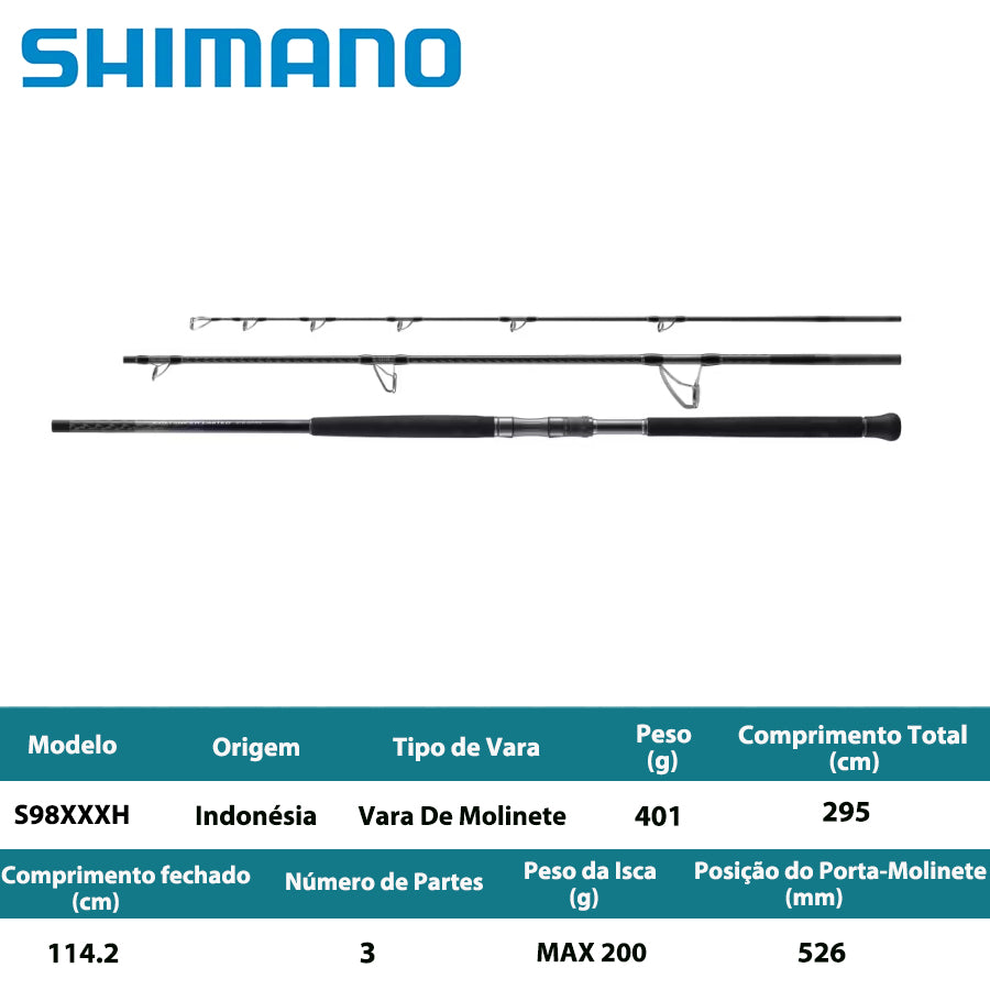 SHIMANO 2024 COLTSNIPER LIMITED BIG GAME S98XXXH Vara De Molinete
