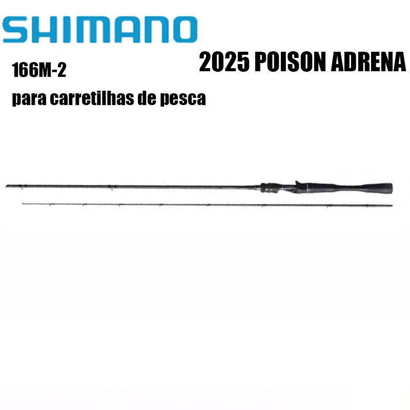 SHIMANO 2025 POISON ADRENA 166M-2 para carretilhas de pesca