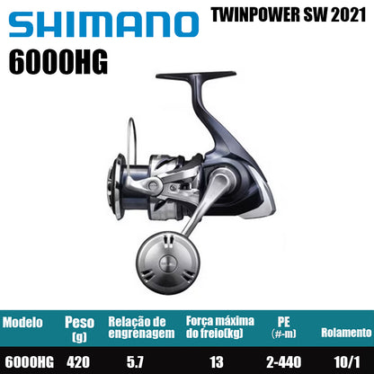 SHIMANO 2021 TWINPOWER SW 6000HG