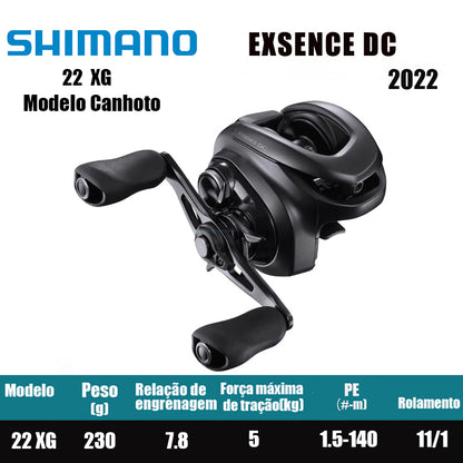 SHIMANO 2022 EXSENCE DC XG Modelo Canhoto