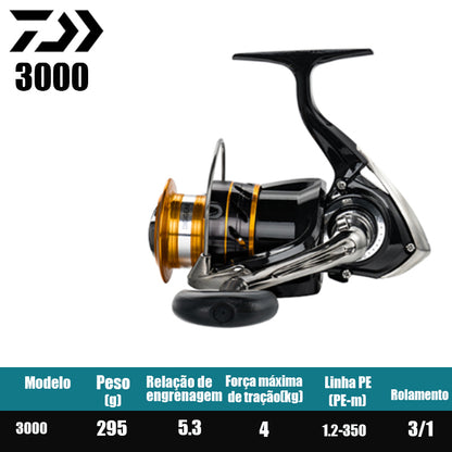 DAIWA 2021 MOSSION Spinning Reel Fishing Reel Fresh Water Salt Water Fishing Parts Origem Vietnã