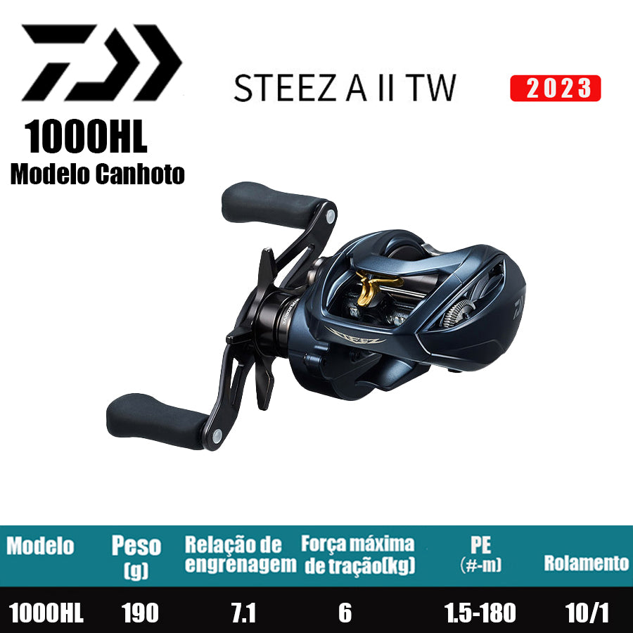 DAIWA 2023 STEEZ AII TW 1000HL Modelo Canhoto