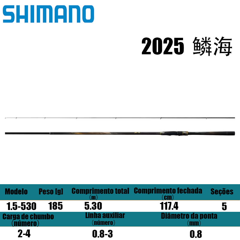 SHIMANO 2025  鳞海 1.5-530 para molinetes de pesca