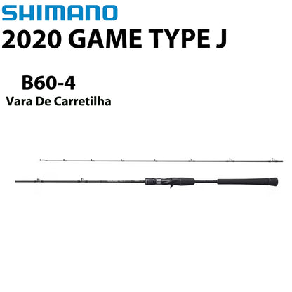 SHIMANO 2020 GAME TYPE J B60-4 Vara De Carretilha